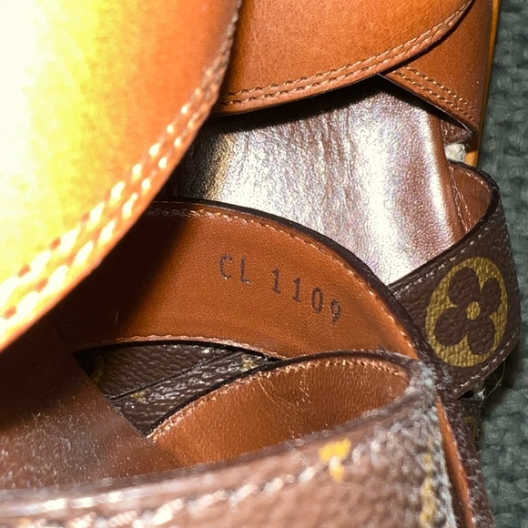 Louis Vuitton Brown and Tan Women's Sandals - Picture 5 of 5